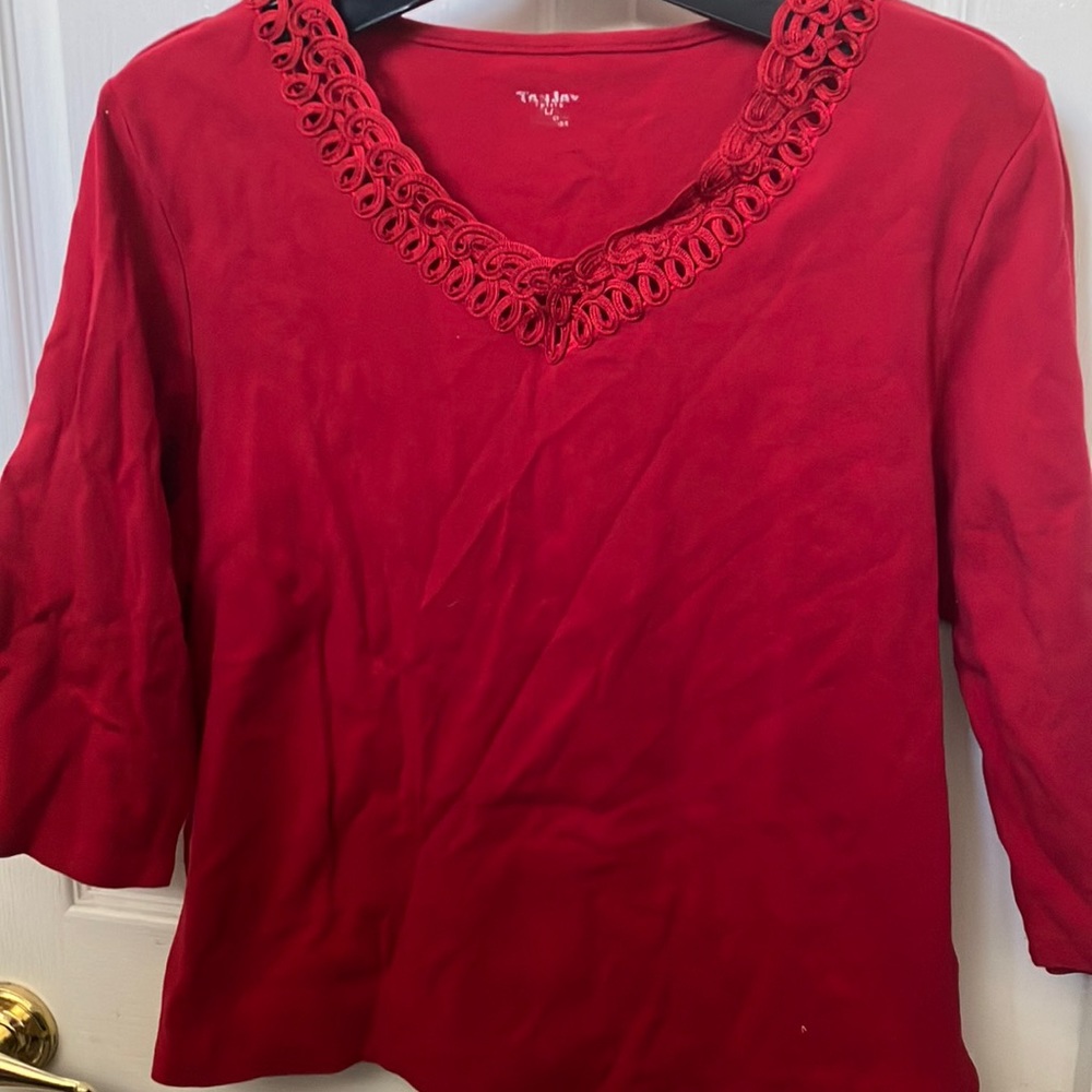 FINAL MARKDOWN Tanjay ladies top petite large